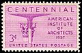 Architects 3c 1957 issue U.S. stamp