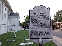 Arlington VA Ballston Historical Marker