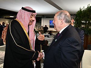Armen Sarkissian attends the 2021 United Nations Climate Change Conference (30)
