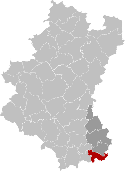 Aubange Luxembourg Belgium Map