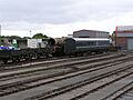 BR 9F 2-10-0 92245 & DMU coach, Barry Tourist Railway 3.6.2012 013 (10196729336)