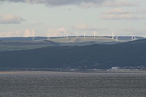 Briton Ferry, Wind Turbines over the Afan Valley