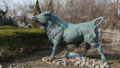 Brookfield Zoo Bull Statue
