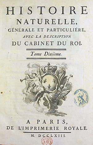 Buffon, Georges Louis - Leclerc, comte de – Histoire naturelle, générale et particuliére, 1763 – BEIC 8822844