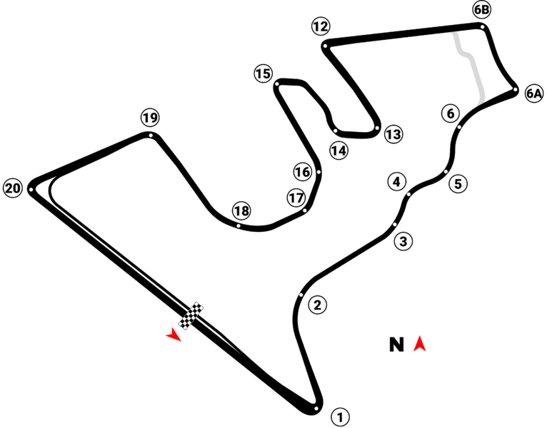 COTA NASCAR Layout