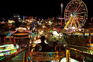 Canadian National Exhibition at night, 2008