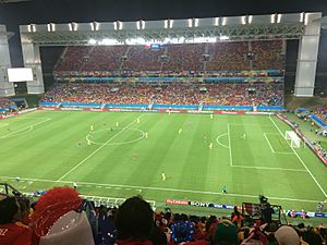 Chile vs. Australia en el Arena Pantanal de Cuiabá