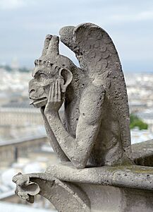 Chimera of Notre-Dame de Paris, 26 April 2014