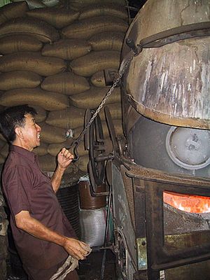 Coffeeroasting woodfired