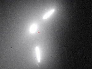 Composite image of Comet ISON; April 2013