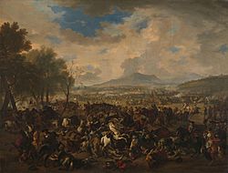 De slag bij Ramillies tussen de Fransen en de Geallieerden, 23 mei 1706, SK-A-4061