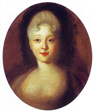 Elizabeth of Russia in youth (1720s, Russian museum)