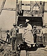 Fairview Nevada early 1900s mine visitors