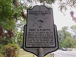 Fort C. F. Smith historical marker