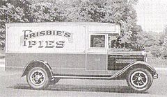 Frisbie's pies 1920s delivery truck