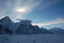 Gasherbrum IV, VII, VI and Baltoro Kangri.jpg