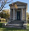 Grave of Charles Gates Dawes (1865–1951) and Caro Dana Dawes (1866–1957) at Rosehill Cemetery, Chicago.jpg