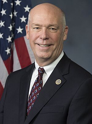 Head shot of Gianforte, in Taiwan, smiling