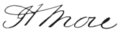 Hannah More signature EMWEA