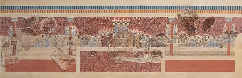 Heraklion — Grandstand fresco