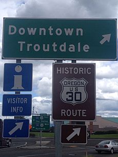 Historic Route 30 Sign
