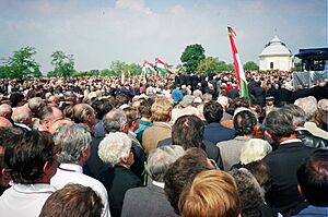 Horthy Miklós újratemetése - Kenderes, 1993.09.04 (4)