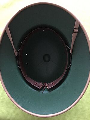 International Pressed Fiber Helmet Interior