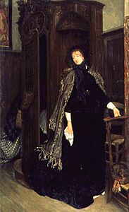 James Tissot (1836-1902) - In Church - 581 - Southampton City Art Gallery