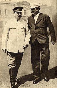 Joseph Stalin and Georgi Dimitrov, 1936