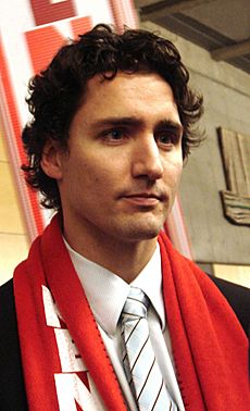 Justin Trudeau supporting Gerard Kennedy 1, rotated