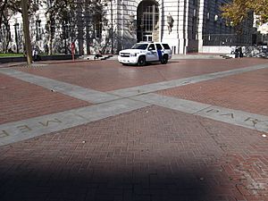 Latitude and Longitude Markers, United Nations Plaza, San Francisco, California (10753745965)