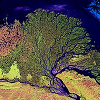 Lena River Delta - Landsat 2000