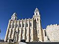 Manti Temple East Wall Distance