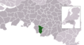 Map - NL - Municipality code 1728 (2009)