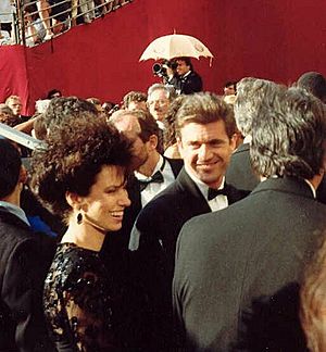 Mel Gibson with wife Robyn (cropped)