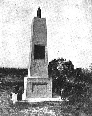 Monument to the Rough Riders near blockhouse on San Juan Hill - Santiago de Cuba - Cuba - 1910