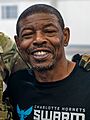 Muggsy Bogues Unexpected visit from NBA legends (2) (cropped)