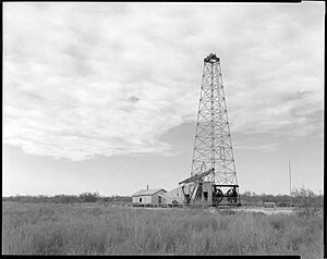 Oil tower, Texon Texas 12-4-2012