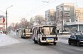 PAZ buses in Tomsk, 2009