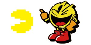 Pac-Man ingame and 2D alternative design.png