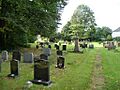 Path through Llantrisant churchyard (geograph 3691228)