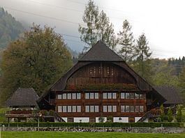The Farm House in Rohrmoos, a Swiss Heritage Site