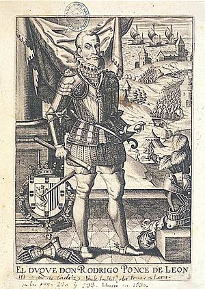 Retrato de Rodrigo Ponce de Leon III Duque de Cádiz