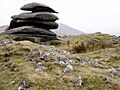 Ring Cairn at Showery Tor - geograph.org.uk - 116957