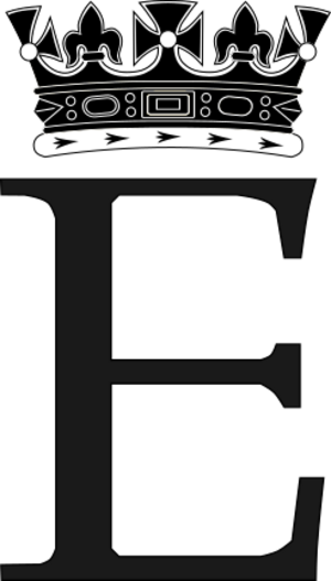 Royal Monogram of Prince Edward of Great Britain