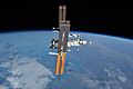 STS-135 final flyaround of ISS 5