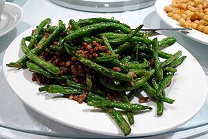 Sichuan's Spicy Green Beans at Sichuan Restaurant, Acton, London (4466367167)