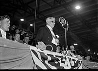 Sir Robert Borden speaking at the Royal Agricultural Winter Fair (50539802973) (cropped)