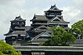 Small tenshu & Uto turret & Large tenshu in Kumamoto-Csl