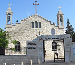 St. Elias Cathedral, front view (Haifa, 2012)